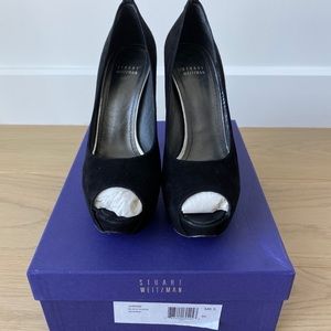 Stuart Weitzman Justso Peep Toe Platform Pump